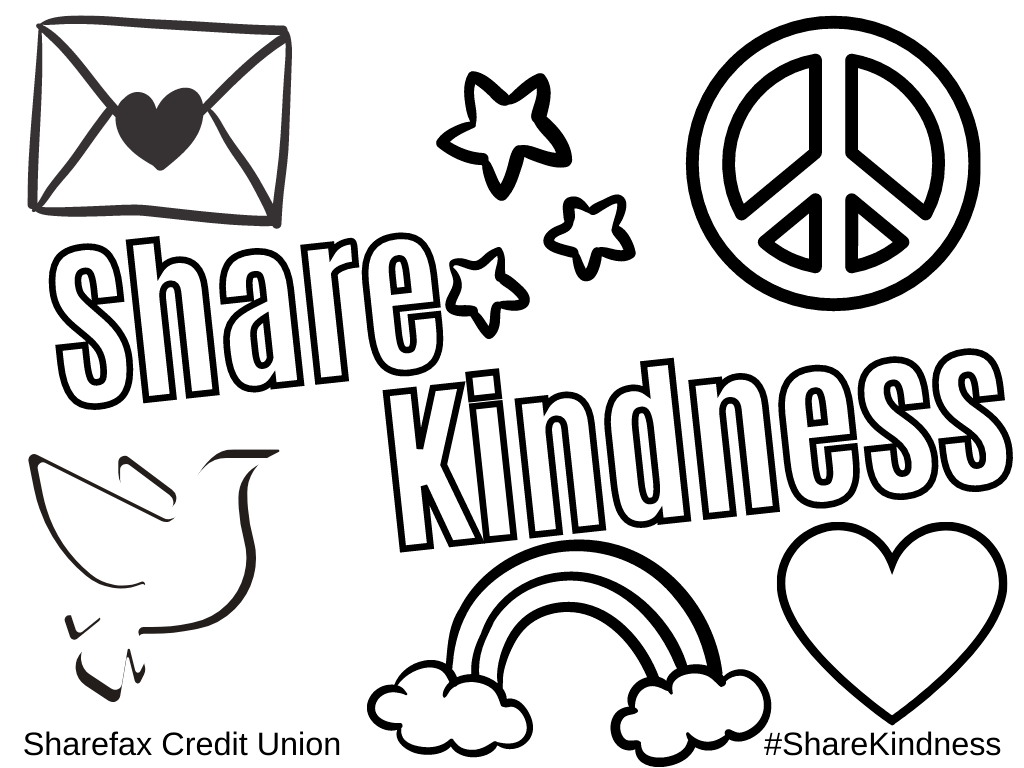 Kindness Coloring Sheets Coloring Pages