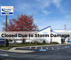 Closed Due to Storm Damage